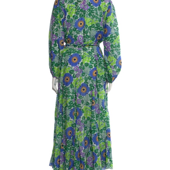 RHODE Floral Print Long Dress - Picture 2 of 6